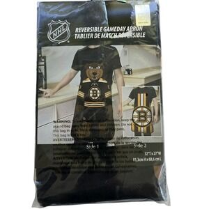 🆕️ NEW Boston Bruins NHL Double Sided Apron Reversible - Gameday‎ Apron